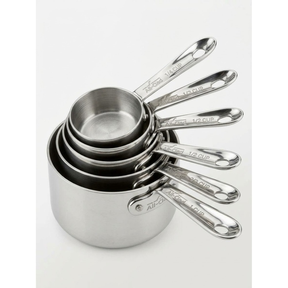 All-Clad Stainless Steel Nesting Measuring Cups 5-Piece